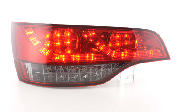 Set FK Audi Q7 4L 06+ Red smoke LED Lightbar DRL REAR TAIL BACK LIGHTS LHD