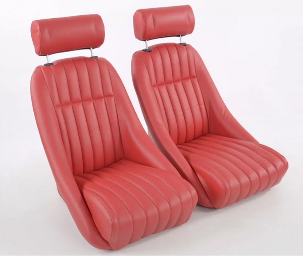 FK RED Classic Car Retro Kit Speedster Sports Car Full Bucket Seats