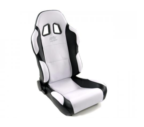 FK Univ Bucket Sports Seats &amp; Runners White &amp; Black Defender 90 T5 T6 4x4 Car