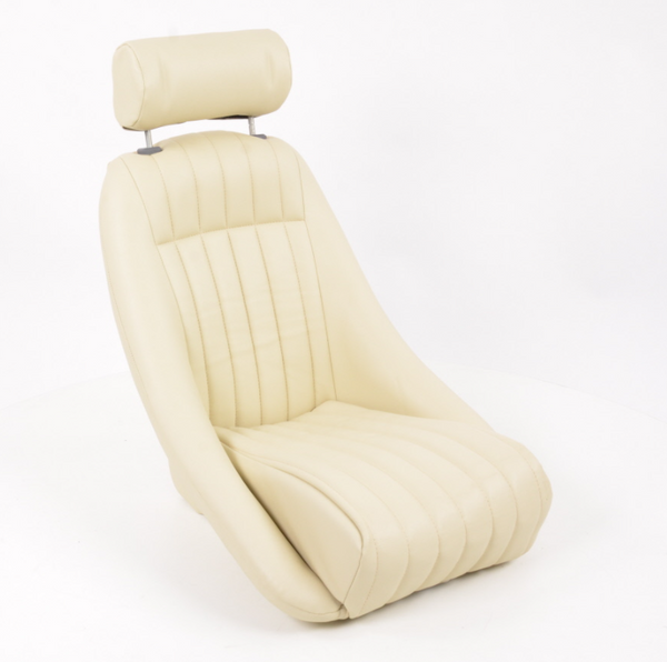 FK Ivory Cream Beige Classic Car Retro Kit Speedster Sports Car Bucket Seats