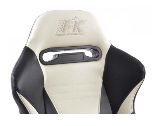 FK Pair Bucket Sports Seats Set Car Black & White Car Van 4x4 Custom Project