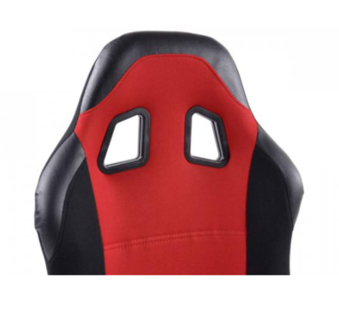 FK Universal Full Bucket Seats & slide runners Black & Red Track Drift Car 4x4