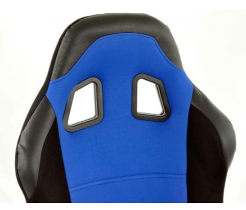 FK Universal Full Bucket Seats & slide runners Black & Blue Track Drift Car 4x4