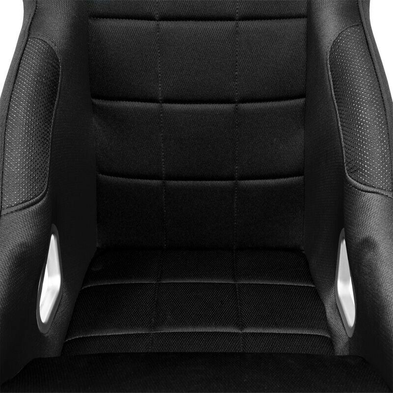 AUTOSTYLE x1 Univ Single Sports Full Bucket Seat Black NON recline inc runners