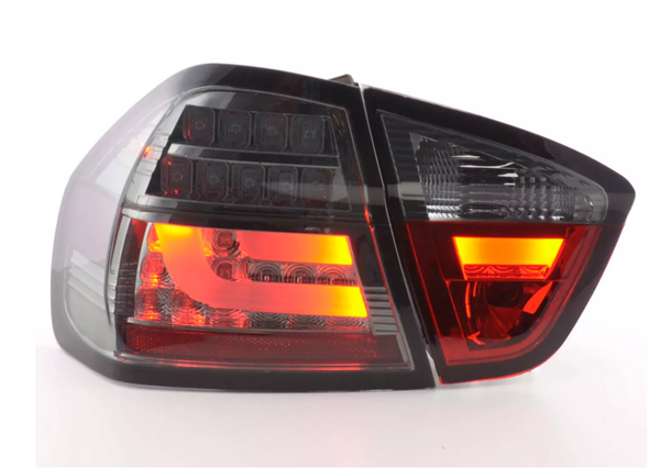 FK Pair LED REAR LIGHTS BMW E90 E91 Saloon 3-SERIES 05-08 black LHD 320 330 335