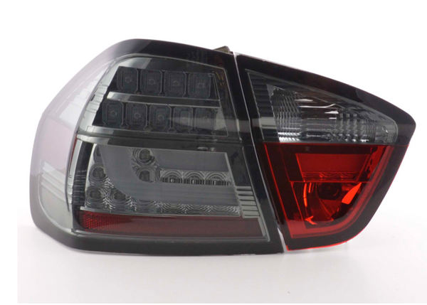 FK Pair LED REAR LIGHTS BMW E90 E91 Saloon 3-SERIES 05-08 black LHD 320 330 335