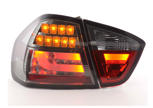 FK Pair LED REAR LIGHTS BMW E90 E91 Saloon 3-SERIES 05-08 black LHD 320 330 335