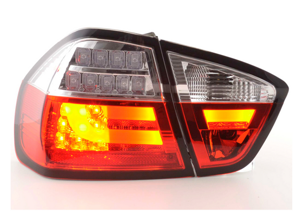 FK Pair LED REAR LIGHTS BMW E90 E91 Saloon 3-SERIES 05-08 red LHD 320 330 335