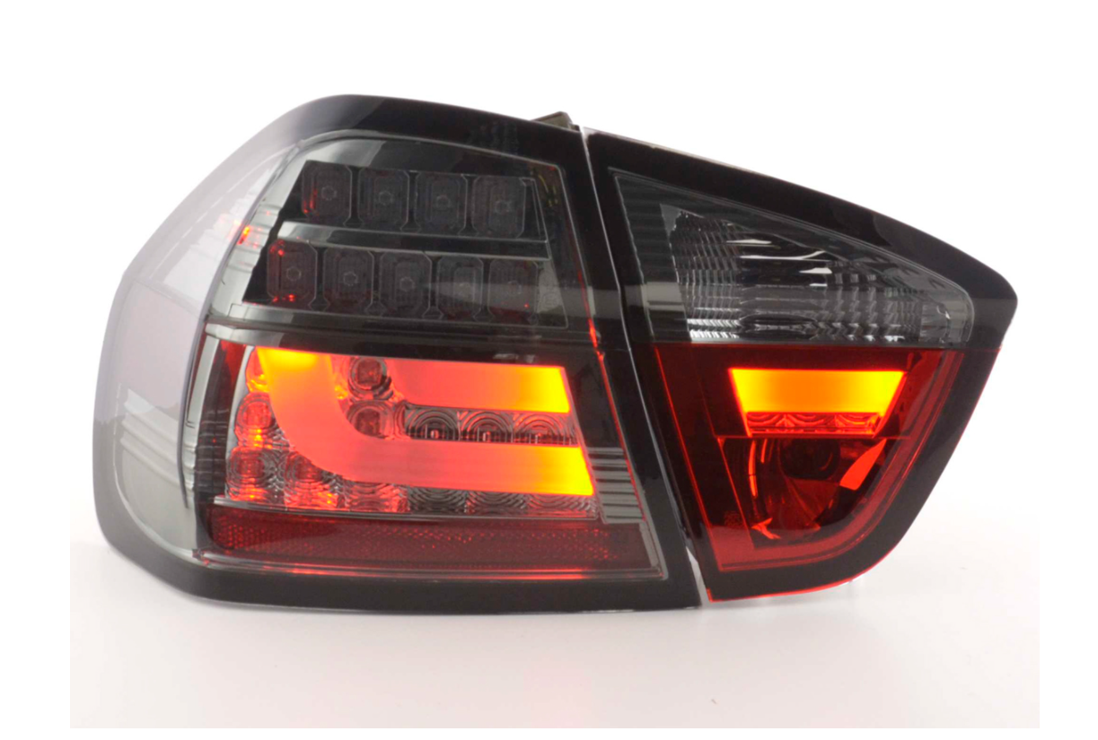 FK Pair LED REAR LIGHTS BMW E90 E91 Saloon 3-SERIES 05-08 black LHD 320 330 335