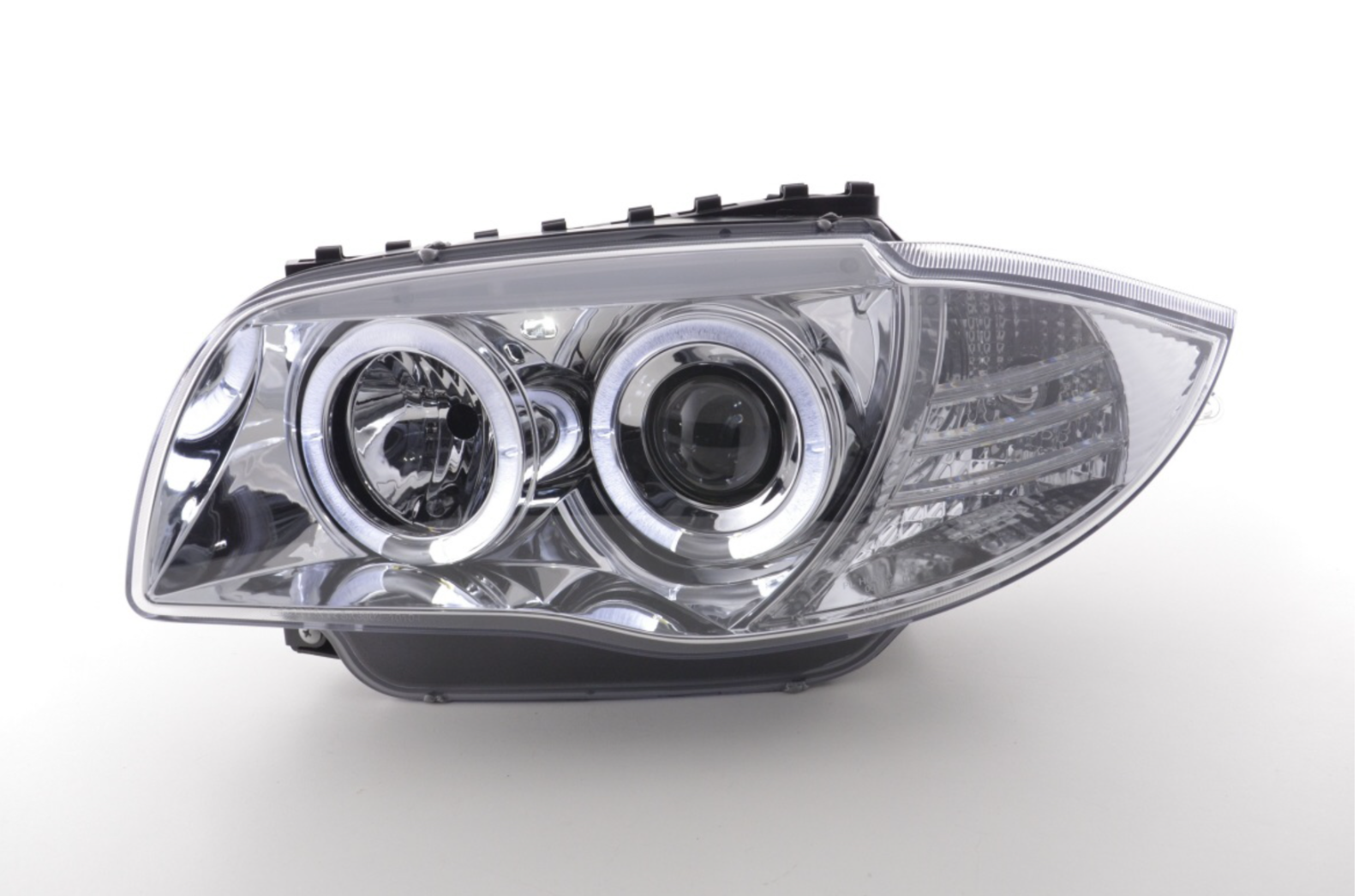 FK Paar LED DRL Angel Projektorscheinwerfer BMW 1er E87 E81 E82 E88 04+ LHD