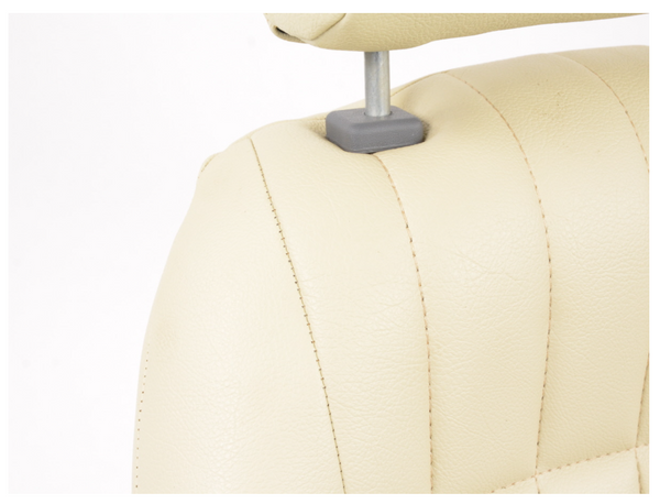 Cream Ivory Classic Car Retro Kit Speedster Sports Car Fixed Back Bucket Seats