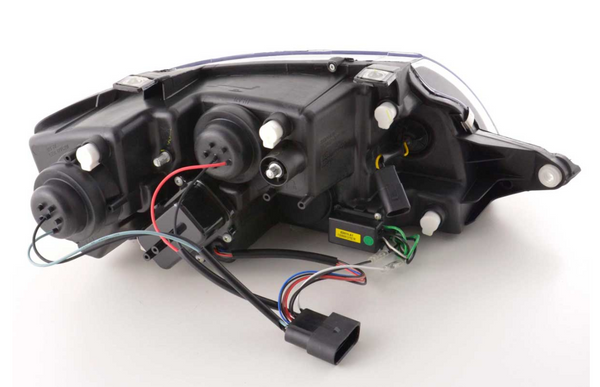 FK Paar LED DRL Projektorscheinwerfer Audi TT 8N 99-06 schwarz 1.8 3.2 Quattro LHD