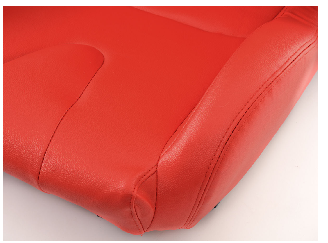 FK Pair Bucket Sports Seats Set - Bright RED TYPHOON Car Van 4x4 Custom Project