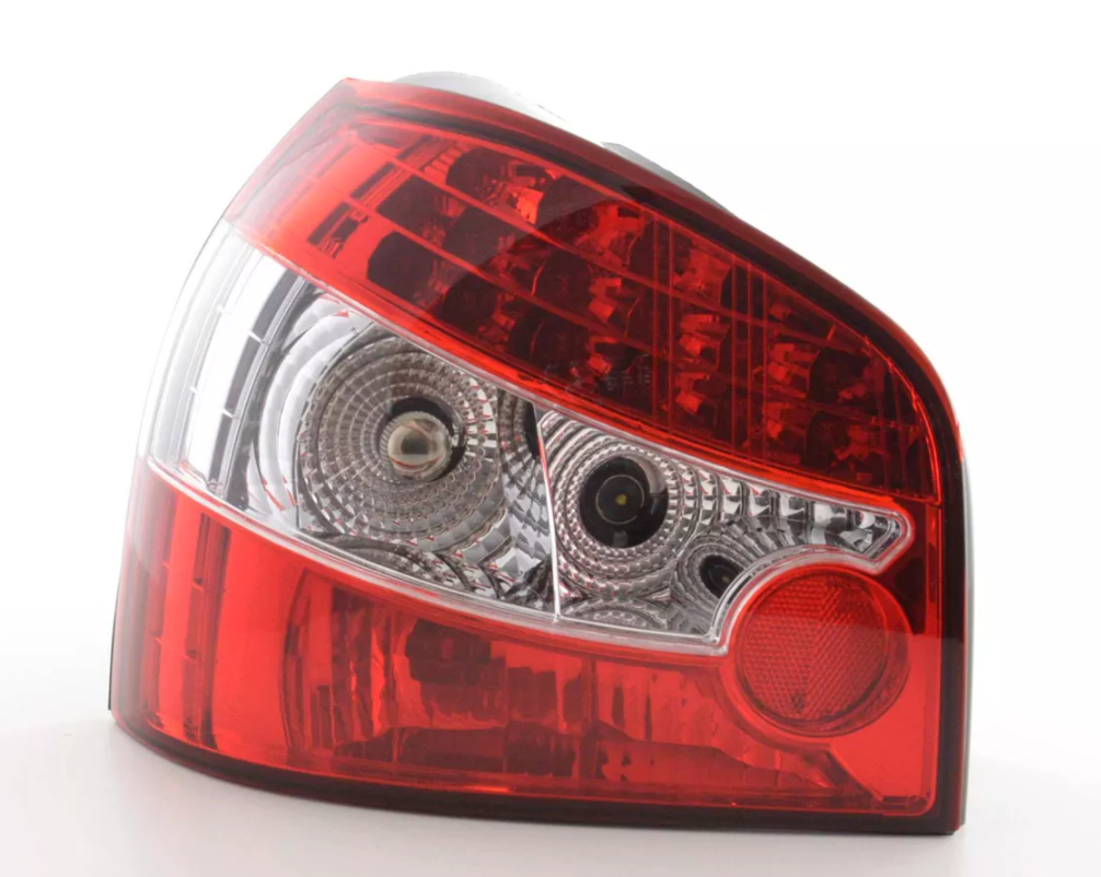 FK Paar LED-Rückleuchten-Set Rückleuchten Audi A3 8L 96-02 rot für TDI &amp; S3 LHD