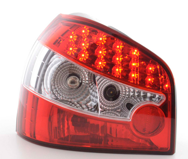 FK Pair LED Rear Lights Set Taillights Audi A3 8L 96-02 red for TDI & S3 LHD