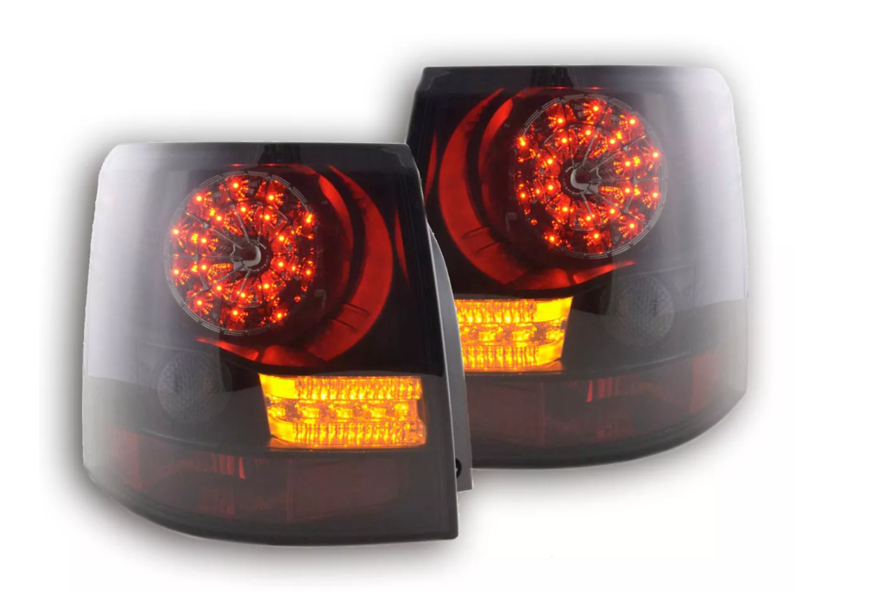 FK Paar Land Rover Range Rover Sport 06–10 Black Smoke LED REAR LIGHTS L320 LHD