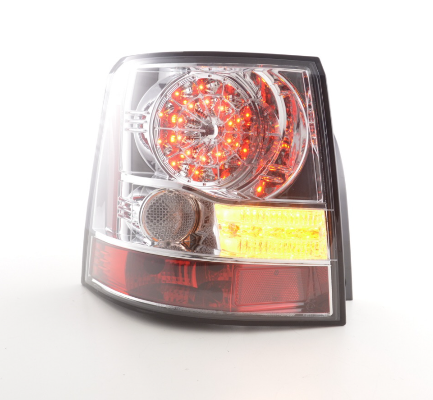 FK Paar Land Rover Range Rover Sport 06–10 Chrom-LED-Rückleuchten L320 LHD