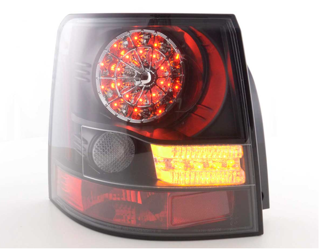 FK Paar Land Rover Range Rover Sport 06–10 Black Smoke LED REAR LIGHTS L320 LHD