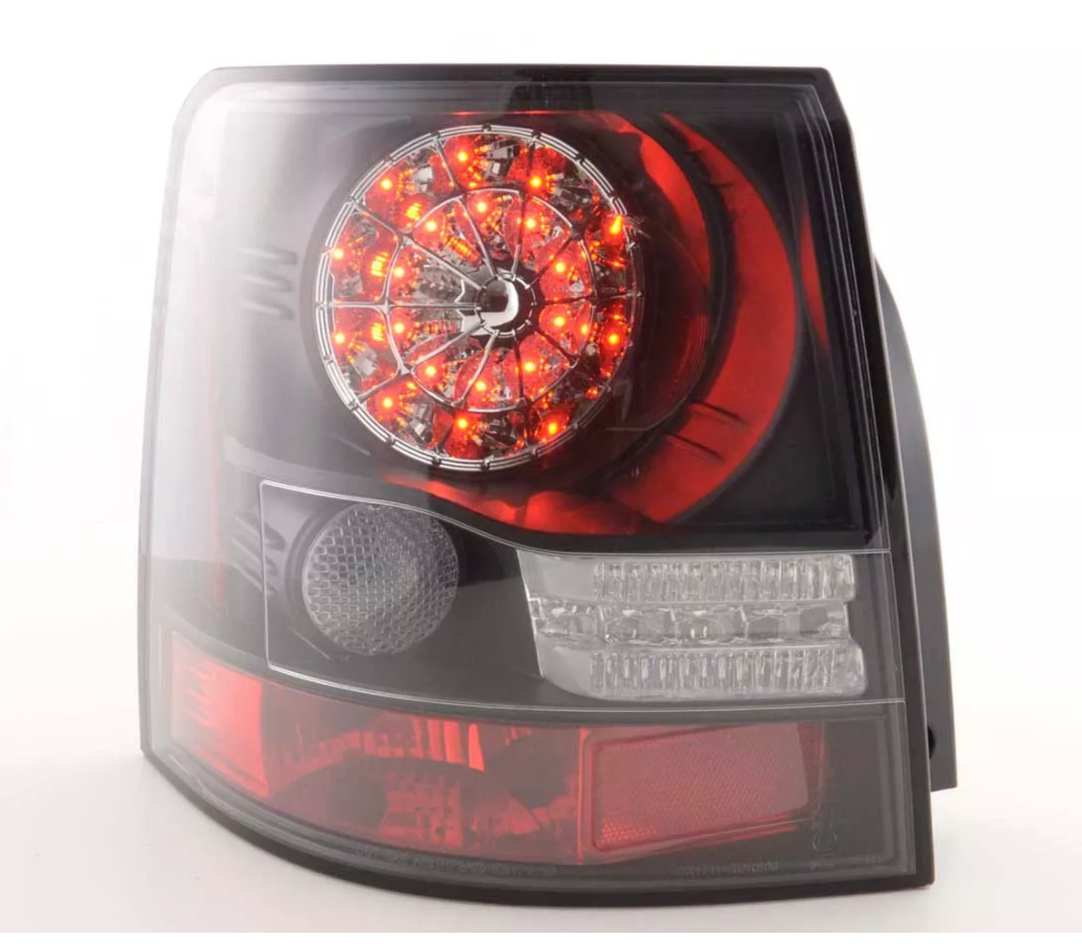 FK Paar Land Rover Range Rover Sport 06–10 Black Smoke LED REAR LIGHTS L320 LHD