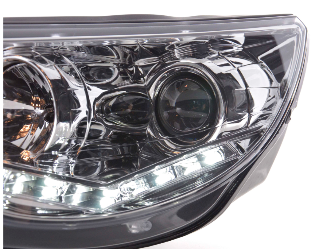 FK Pair LED DRL Projector Headlights VW Tiguan 5N 07-11 LHD Plug & Play