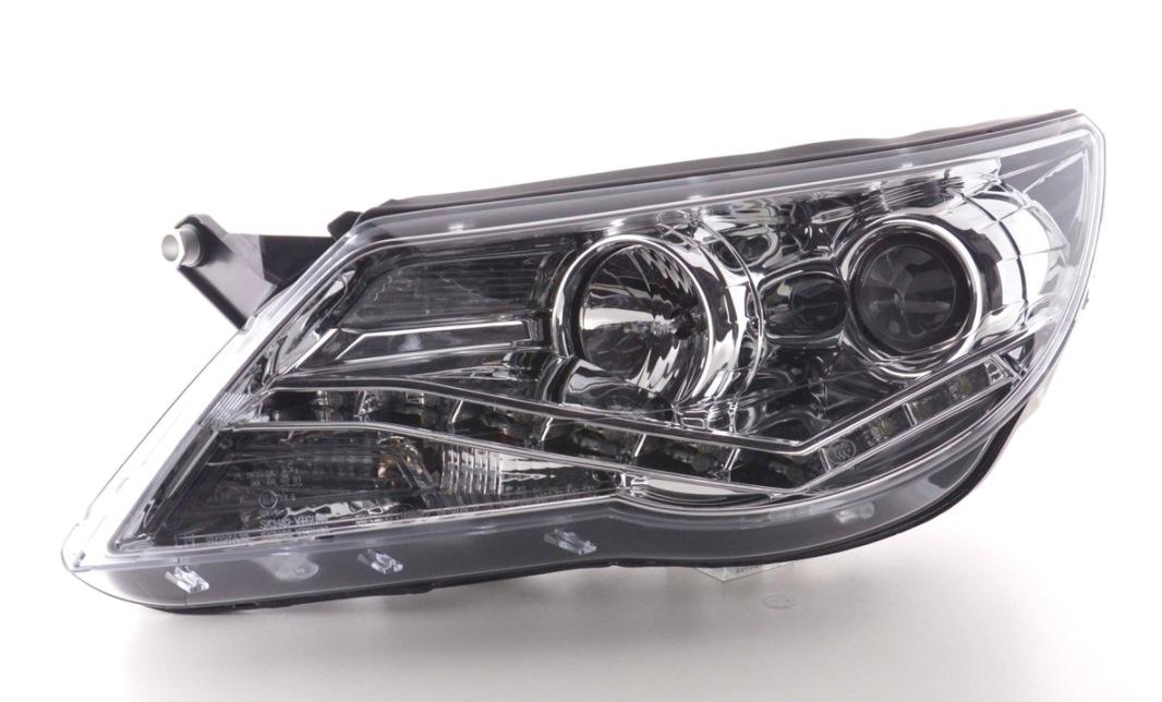 FK Pair LED DRL Projector Headlights VW Tiguan 5N 07-11 LHD Plug & Play