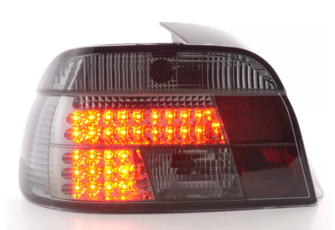 FK Pair Set Rear lights BMW 5-series E39 95-00 black smoke M Sport LHD M5