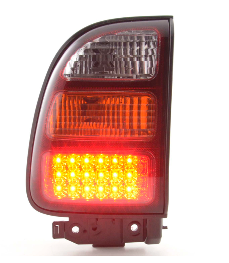 FK Pair LED REAR LIGHTS Toyota RAV4 RAV 4 XA3 98-00 clear / yellow / red LHD