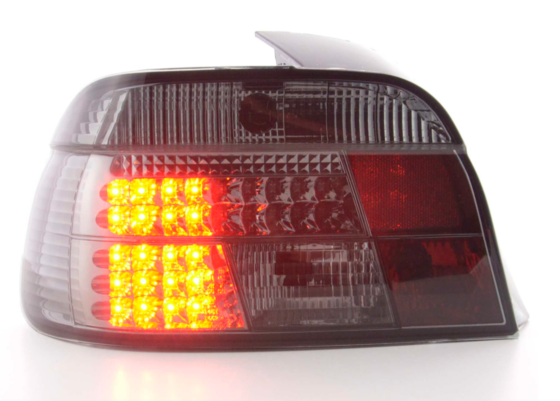 FK Pair Set Rear lights BMW 5-series E39 95-00 black smoke M Sport LHD M5