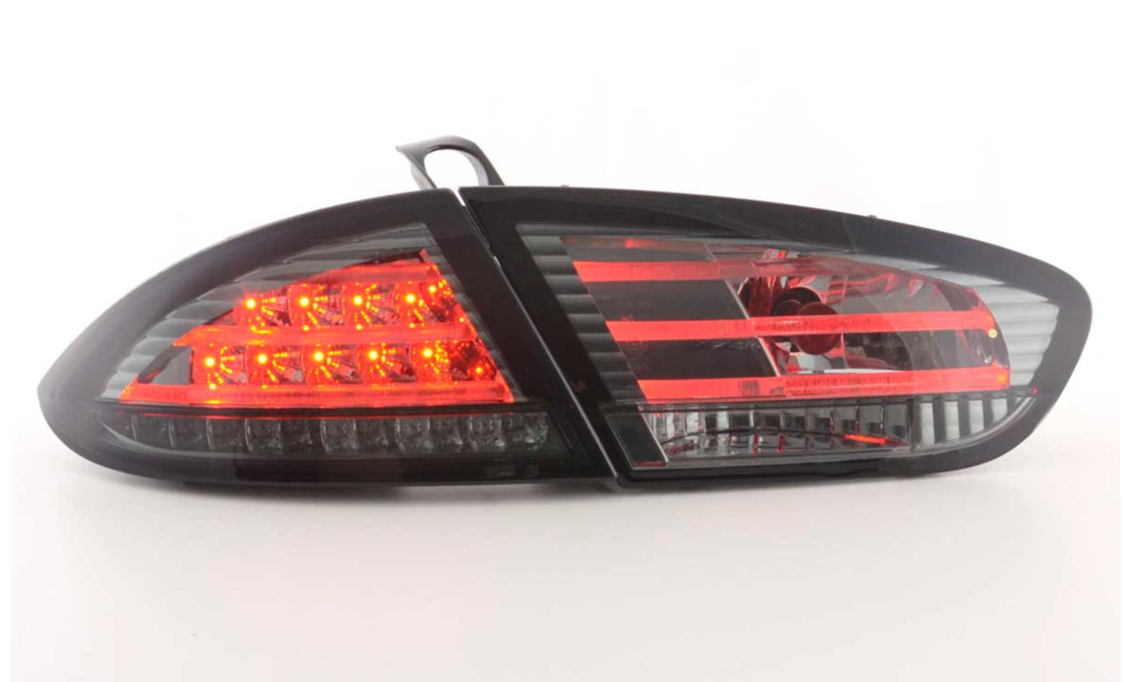 FK Pair LED Rear Lights Lightbar Seat Leon 2 MK2 1P 09-12 black smoke LHD