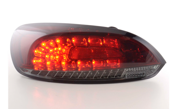 FK Paar LED-RÜCKLEUCHTEN Lightbar DRL VW Scirocco 3 MK3 13 08+ schwarz rauchrot