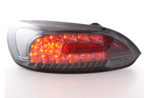 FK Paar LED-RÜCKLEUCHTEN Lightbar DRL VW Scirocco 3 MK3 13 08+ schwarz rauchgrau