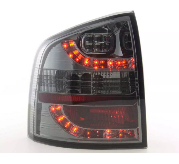 FK Pair SKODA OCTAVIA 2 MK2 1Z ESTATE LED REAR LIGHTS Smoke Black 05-12