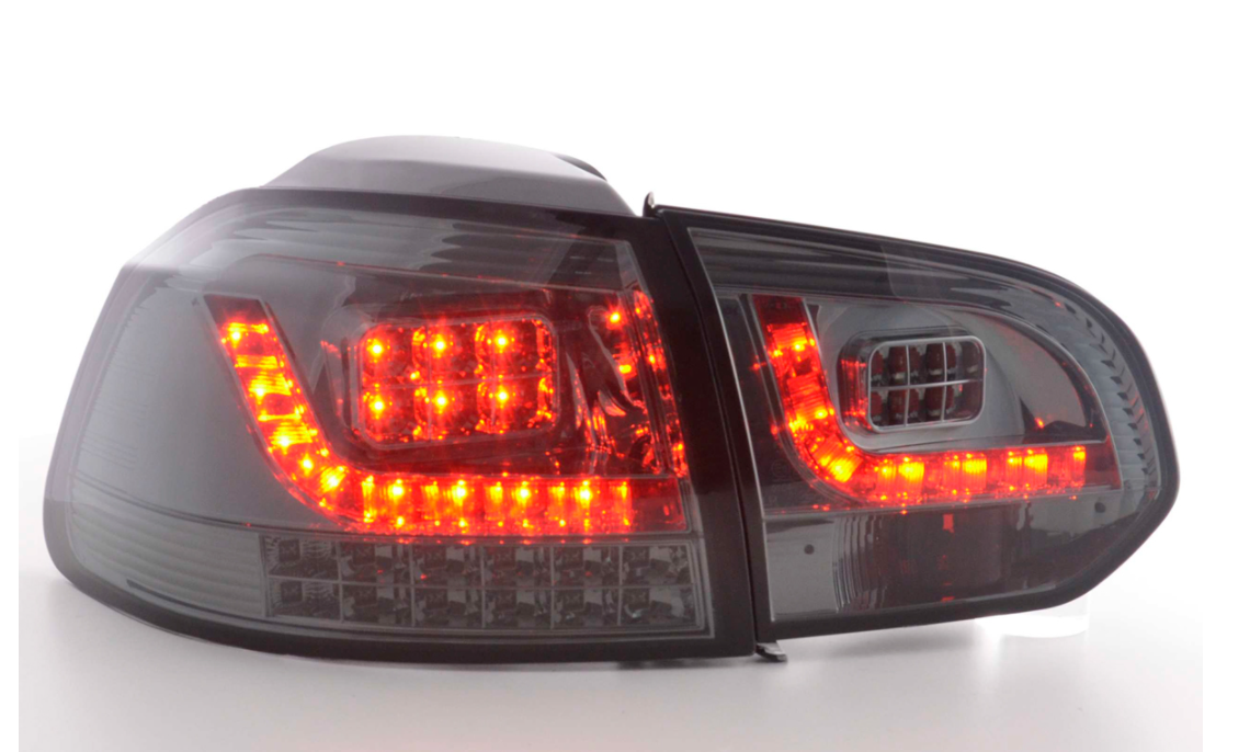 FK Set VW GOLF MK6 MK 6 08-12 1K LED REAR LIGHTS LAMPS TAIL BLACK LHD GTIAuto &amp; Motorrad: Teile, Auto-Ersatz- &amp; -Reparaturteile, Lichter &amp; Leuchten!