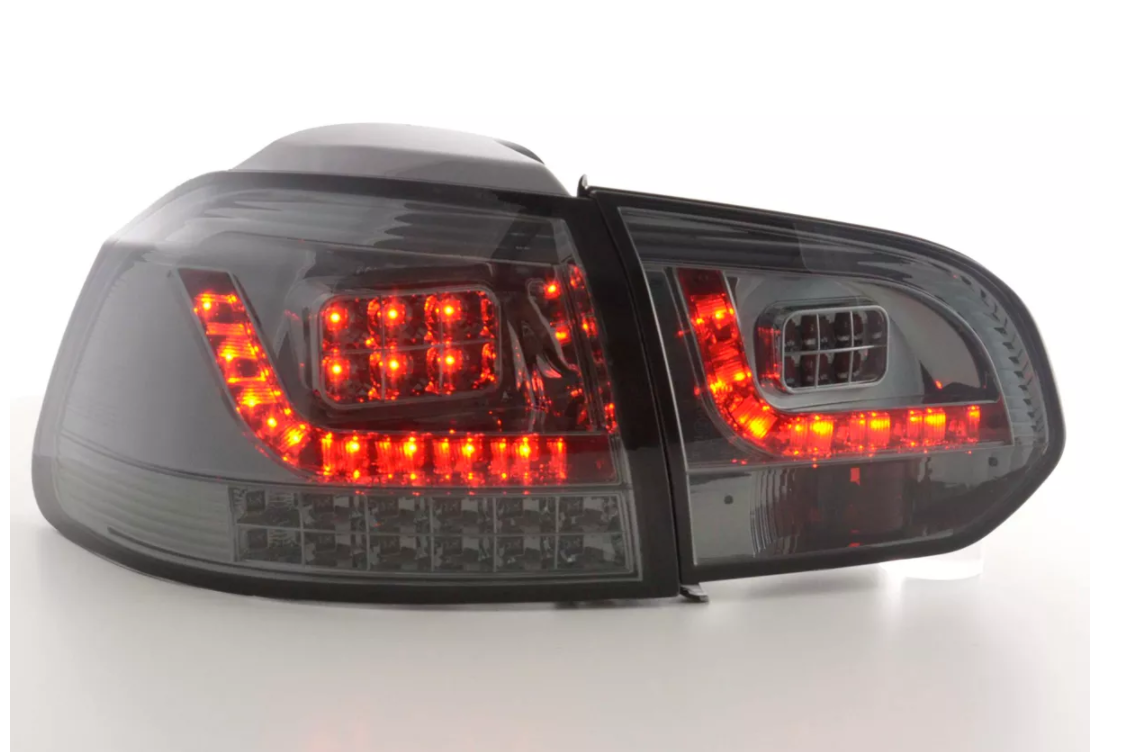 FK Set VW GOLF MK6 MK 6 08-12 1K LED REAR LIGHTS LAMPS TAIL BLACK LHD GTIAuto &amp; Motorrad: Teile, Auto-Ersatz- &amp; -Reparaturteile, Lichter &amp; Leuchten!