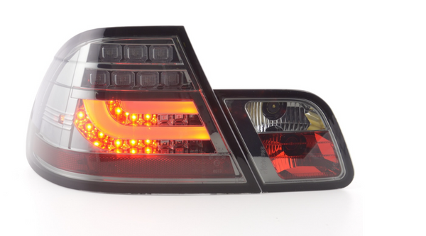 FK Pair LED REAR LIGHTS Lightbar DRL BMW 3-series E46 Coupe 99-02 black