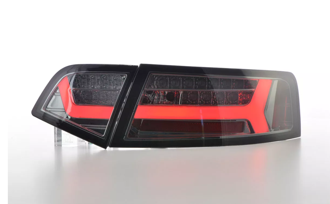 FK LED DRL Lightbar Rear Lights Audi A6 C6 4F Saloon 08-11 Amoke LHD P&amp;P S6