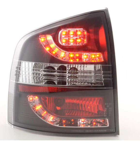 FK Paar SKODA OCTAVIA 2 MK2 1Z Kombi LED-Rückleuchten Chrom 05–12 Kombi 