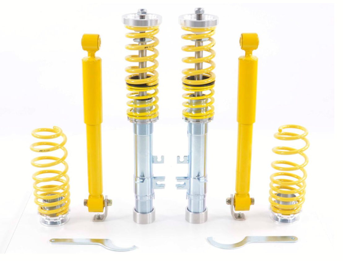 FK Coilover Kit Lowering Adj Susp Citroen C2 J 03-10 25 to 55 mm