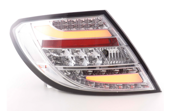 FK Paar LED-RÜCKLEUCHTEN Lightbar DRL Mercedes C-Klasse W204 2011+ klar LHD