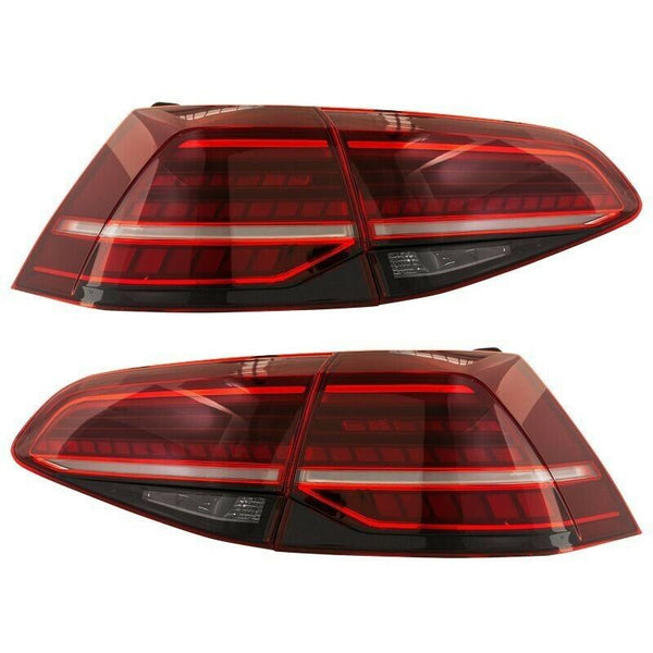 AS Set VW Golf 7 MK7 7.5 R LED DRL Rear Lights Dynamic Taillights 12-17 LHD