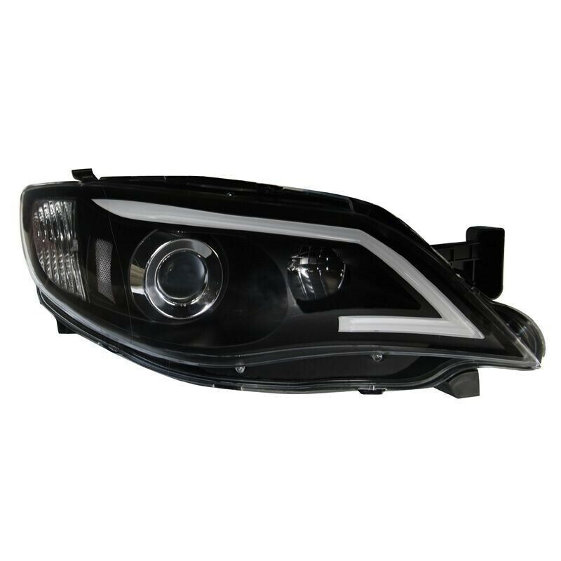 AS Set Paar LED DRL Lightbar Scheinwerfer Subaru Impreza SB 08-14 Schwarz LHD 