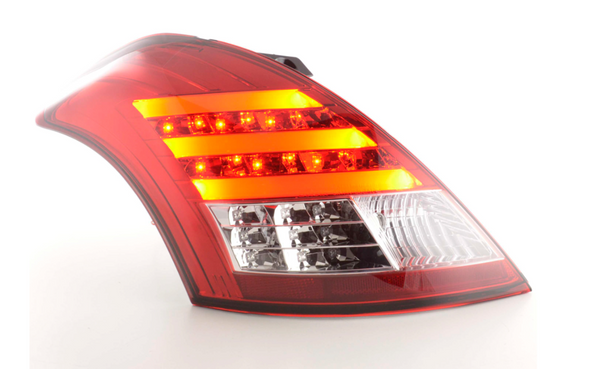 FK Paar LED DRL Rückleuchten Set Light Bar Suzuki Swift Sport 11+ rot s FZ / NZ