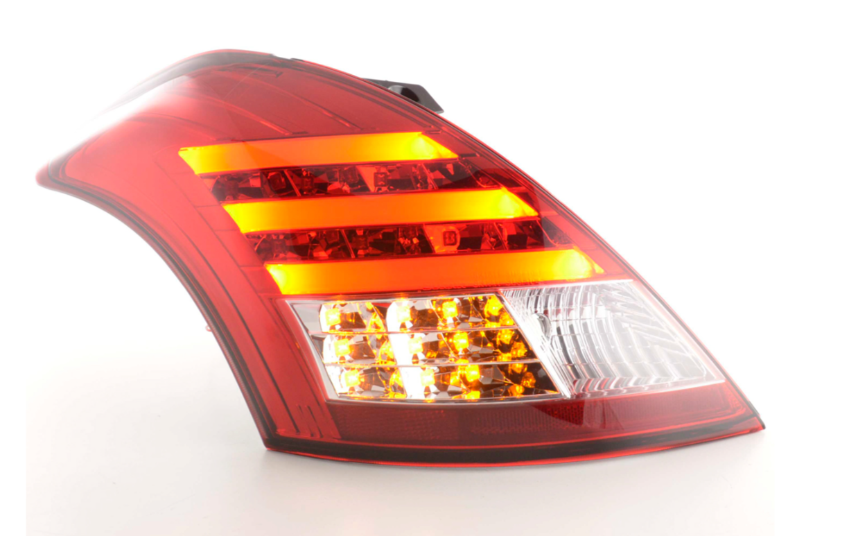 FK Paar LED DRL Rückleuchten Set Light Bar Suzuki Swift Sport 11+ rot s FZ / NZ