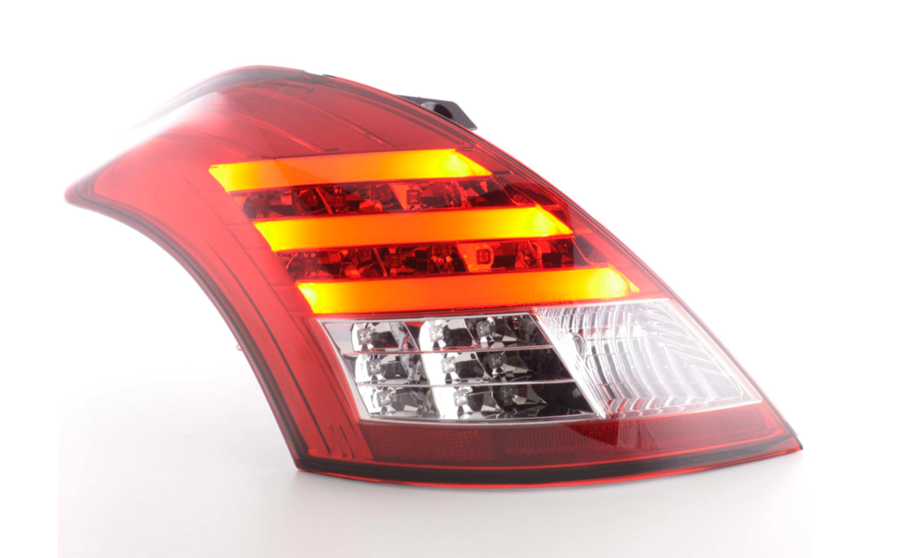 FK Paar LED DRL Rückleuchten Set Light Bar Suzuki Swift Sport 11+ rot s FZ / NZ