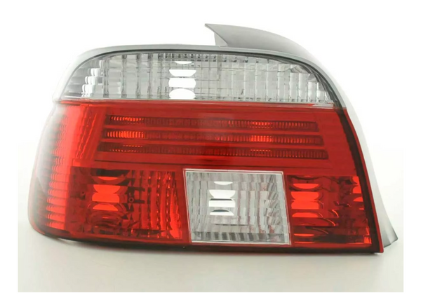 FK Pair Set Rear lights BMW 5-series E39 95-00 red / white crystal M Sport M5