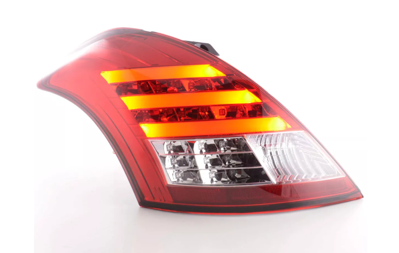 FK Paar LED DRL Rückleuchten Set Light Bar Suzuki Swift Sport 11+ rot s FZ / NZ