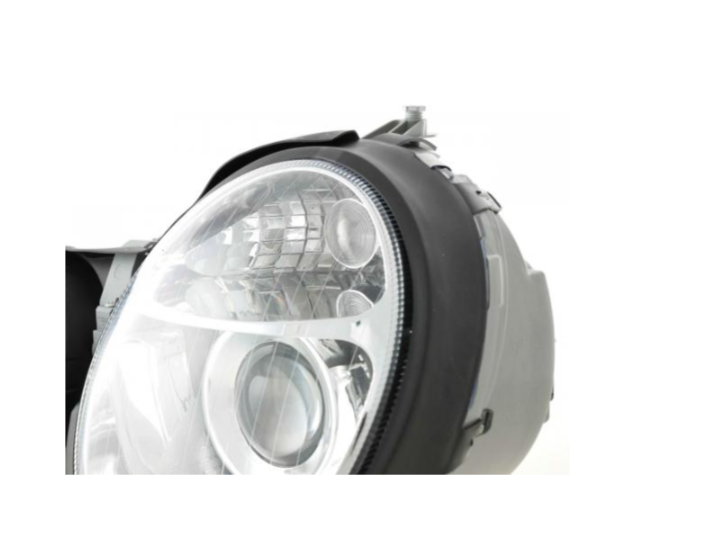 FK LED DRL Angel Eye Projektor-Scheinwerfer-Set Mercedes E-Klasse 210 W210 98–01 LHD