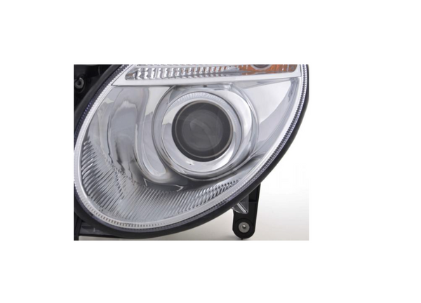 FK LED DRL Halo SCHEINWERFER Mercedes E-Klasse 211 W211 02-06 Chrom AMG LHD XENON