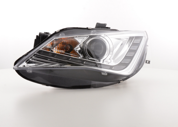 FK Paar LED DRL Lightbar Scheinwerfer Seat Ibiza 6J 4 MK4 6Y 2012+ Schwarz Chrom