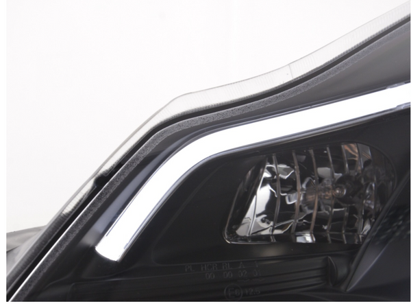 FK Paar LED DRL Lightbar Scheinwerfer Opel Vauxhall Corsa D 2011+ schwarz LHD